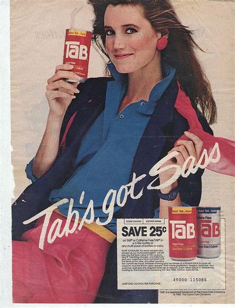 Tabcouldnt Stand The Taste But Drank It Anyway 80s Ads Vintage