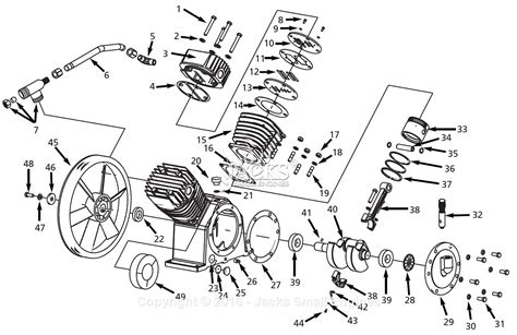 Campbell Hausfeld Dp Av Parts Diagram For Pump Parts