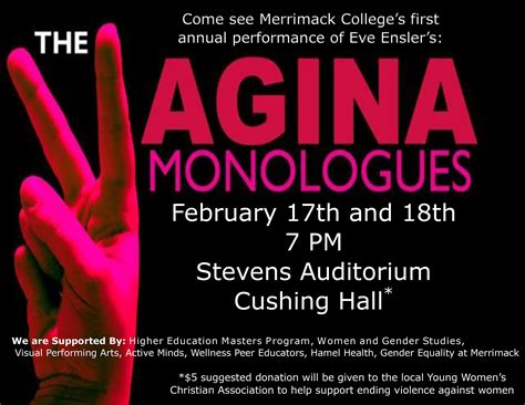 The Vagina Monologues Are Coming To Merrimack The Beacon