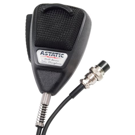 Astatic 636l Noise Canceling 4 Pin Cb Microphone Black