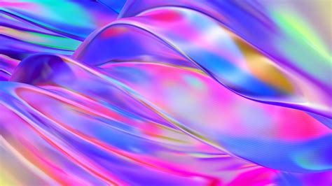Colorful Waves Chromatic Gradient Silk 3d Spectrum 4k Hd Abstract