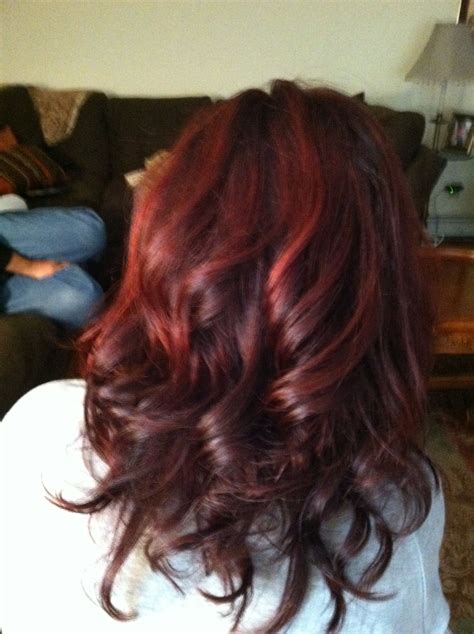 Curly Cherry Coke Hair Cherry Coke Hair Colored Hair Tips Red Hair