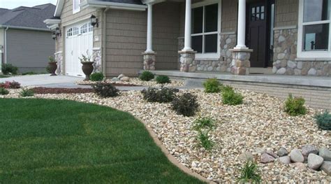 Awesome 53 Great Front Yard Rock Garden Ideas