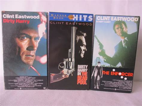 Clint Eastwood Dirty Harry Vhs Movie Lot Original The Enforcer