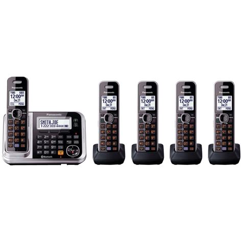 Buy Panasonic Bluetooth Cordless Phone Kx Tg7875s Link2cell With