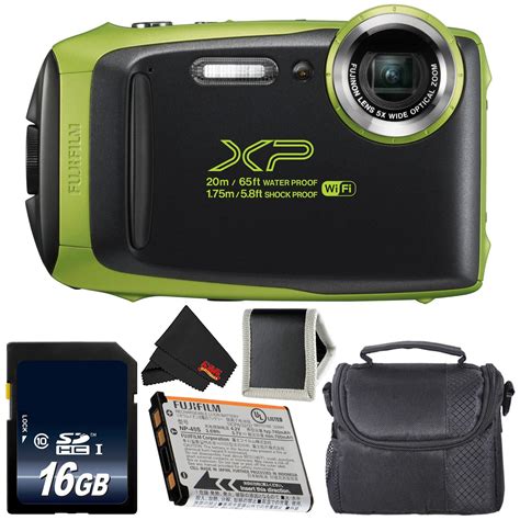 Fujifilm Finepix Xp130 Waterproof Digital Camera Lime Green Pro
