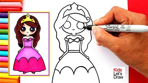 Cómo Dibujar Una Princesa 】 Paso A Paso Muy Fácil 2021 Dibuja Fácil