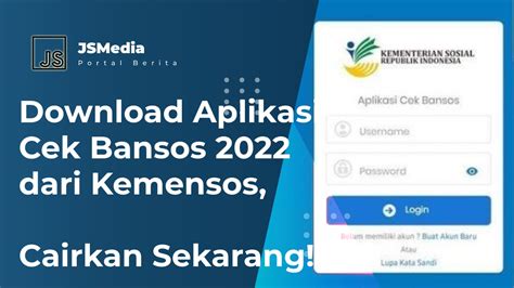 Download Aplikasi Cek Bansos 2022 dari Kemensos, Cairkan Sekarang!