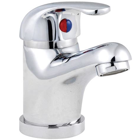 Nuie Eon Single Lever Basin Mixer Tap And Push Button Waste Dty345