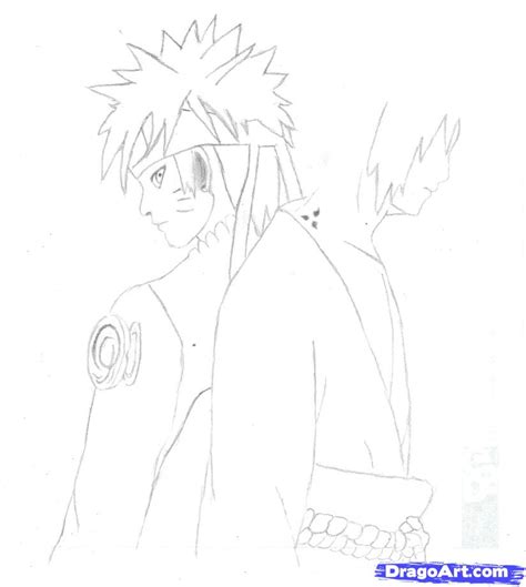 How To Draw Naruto And Sasuke Step By Step Naruto