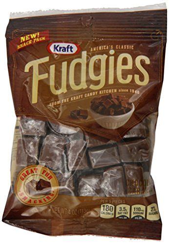 Kraft Caramels Fudgies Chocolate 4 Ounce Pack Of 12 Kraft