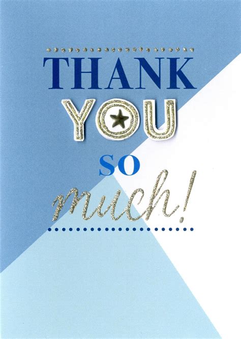 Thank You So Much Greeting Card Cards
