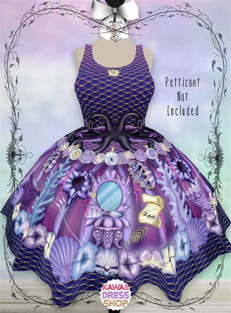 Ursula Lair Dress Cosplay Gothic Disneybound Run Disney Run Etsy