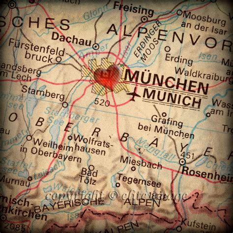 Munchen Germany Map