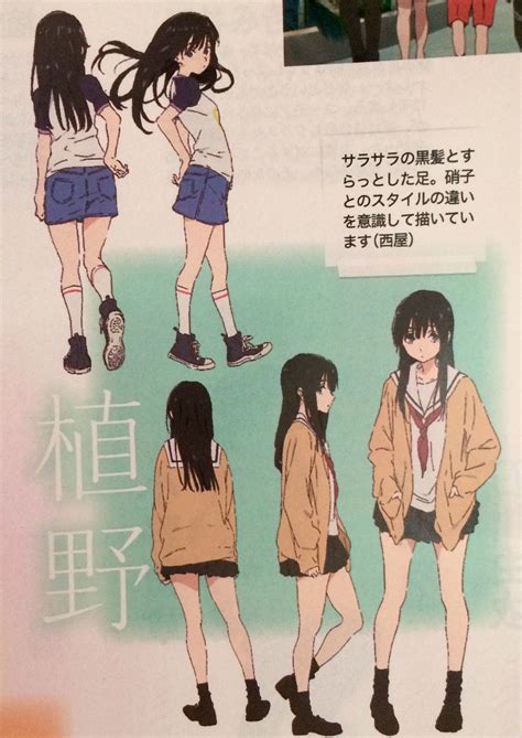 Naoka Ueno From A Silent Voice Character Design Animation