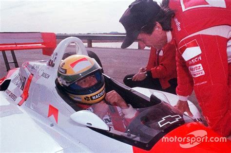 Retro De Eerste En Laatste Keer Dat Ayrton Senna Een Indycar Testte