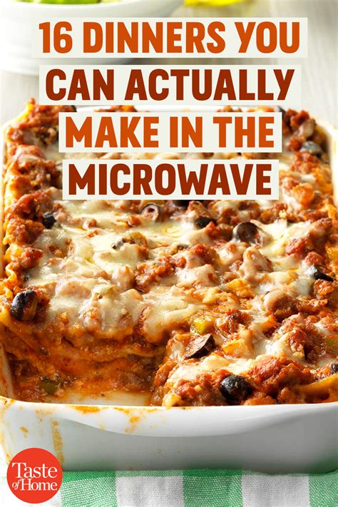 16 Dinners You Can Actually Make In The Microwave Homemade Microwave Meals Microwave Cooking