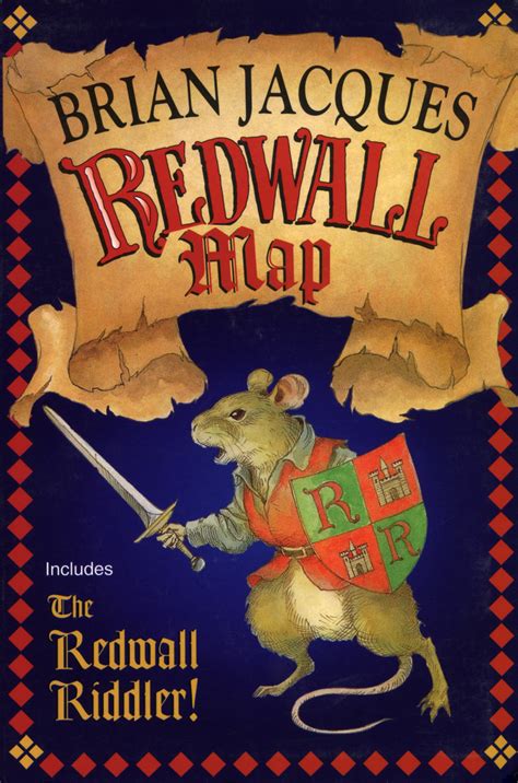 Redwall Map By Brian Jacques Jodan Library