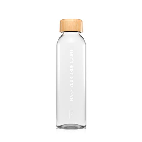 Reusable Glass Water Bottle Botella Reutilizable Freshly Cosmetics