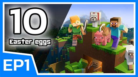 10 Easter Eggs ในเกม Minecraft Ep1 Youtube