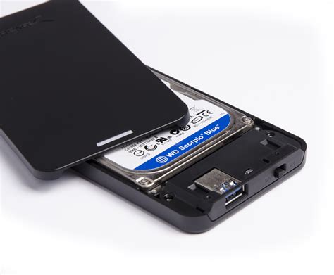 Sabrent SATA To USB External Hard Drive Enclosure Black EC