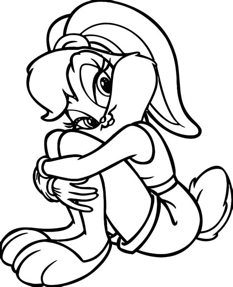 Lola The Looney Tunes Show Coloring Page Wecoloringpage Com Bunny Coloring Pages Cartoon