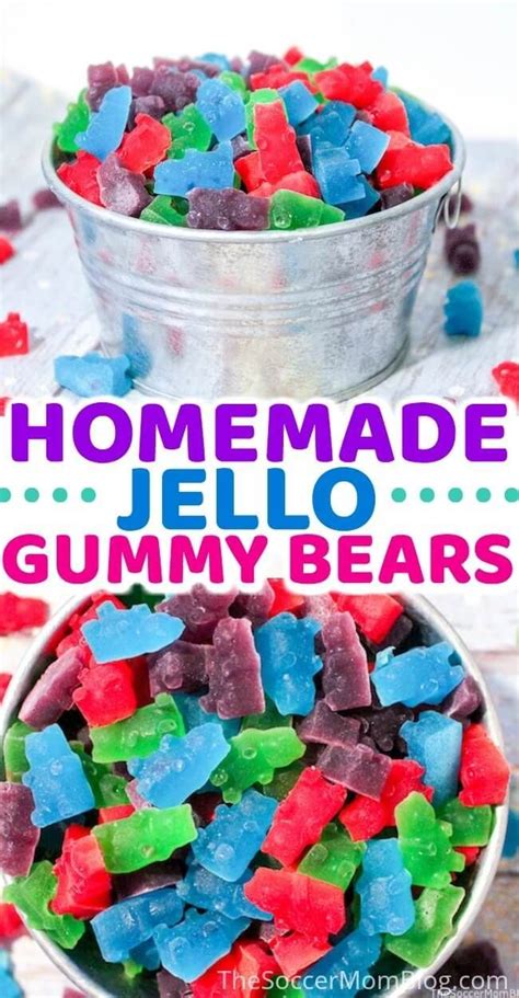 These Delicious Homemade Gummy Bears Are The Perfect Candy Treat Only