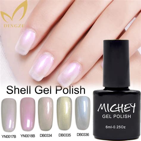 Summer Pearl Color Nail Polish Soak Off Shell Gel Polish Manicure Gel