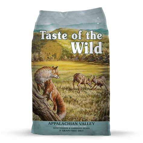 Grain free dog food prepared with a commitment to food safety. Taste of the Wild Appalachian Valley Small Breed Grain ...