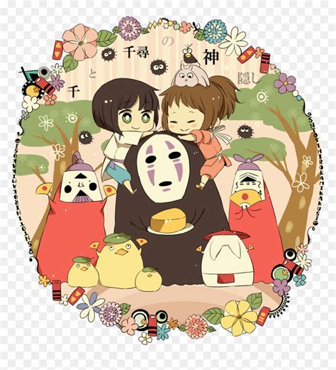 We Love Studio Ghibli Chibi Spirited Away Characters Hd Png Download