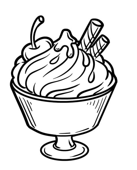 Ice Cream Yum Yum Coloring Page Free Printable Coloring Pages For Kids
