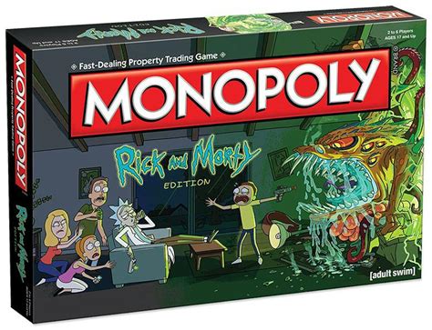 Monopoly Rick And Morty Usaopoly Da Card World