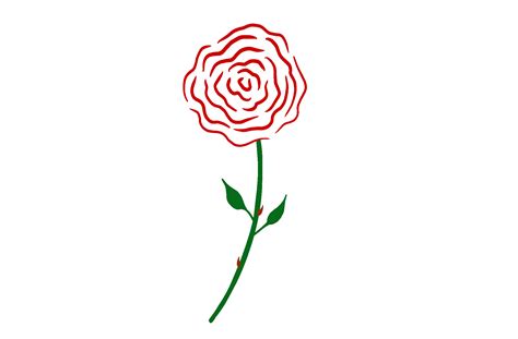 How To Draw A Simple Rose In 4 Easy Steps 2022 Tutorial