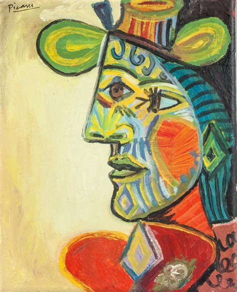 Pablo Picasso 18811973 Visage De Profil Ar 209