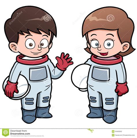 Cartoon Astronaut Kids Cartoon Astronaut Illustration Cartoon Design
