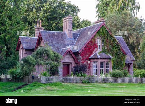 Stone Cottage In Scotland United Kingdom Stock Photo Alamy