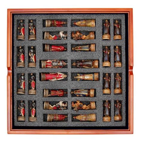 Луксозен декоративен шах в дървена кутия подаръци PodobrocoМ сувенири