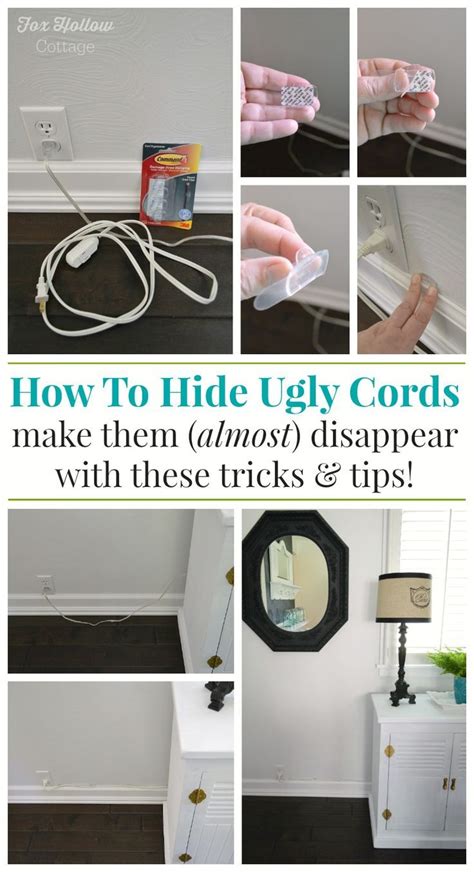 How To Hide And Organize Unsightly Cords In 2020 Cord Organization