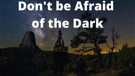 Dont Be Afraid Of The Dark Poem Song Animated Audio Lesson