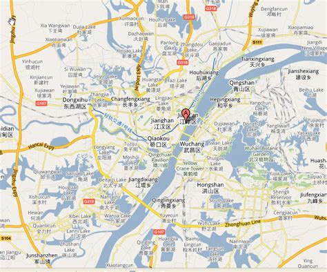 Wuhan Map China