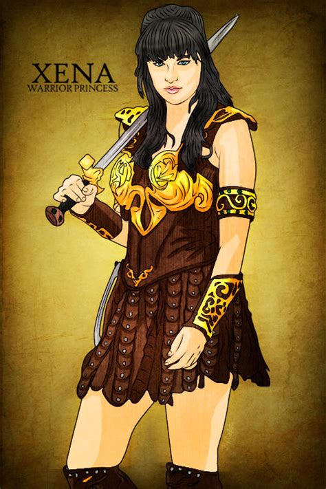 Xena The Warrior Princess By Sebbyblackmichaelis On Deviantart
