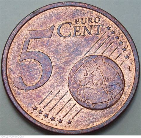 5 Euro Cent 2007 G Euro 2002 Present Germany Coin 29242