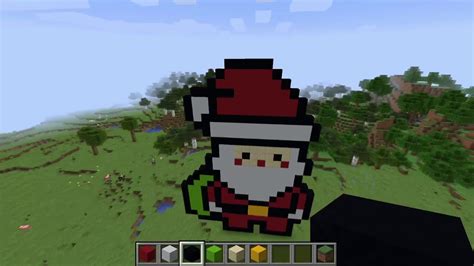 Santa Claus Pixel Art Minecraft Christmas Special Youtube