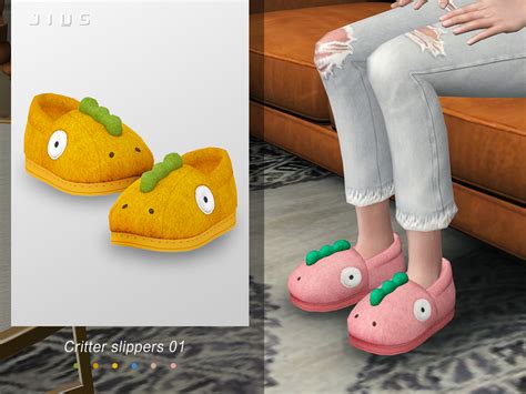 The Sims Resource Jius Critter Slippers 01
