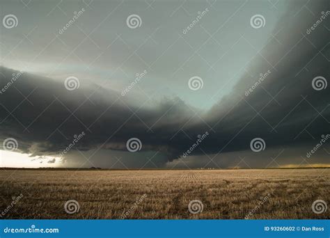 A Massive High Precipitation Supercell Thunderstorm In Eastern Colorado