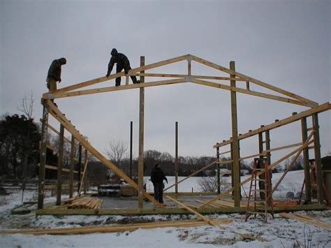 Scissor Trusses Building A Pole Barn Pole Barn House Plans Metal