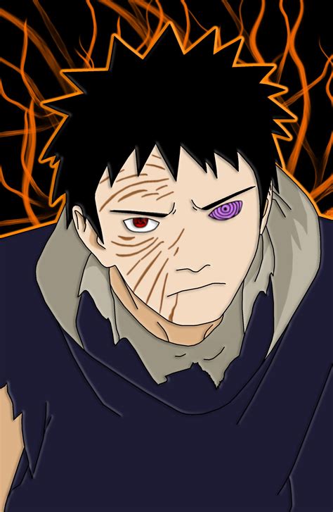 I drew this shortly after drawing itachi. Tobi is really Obito by YukinaKuran on DeviantArt