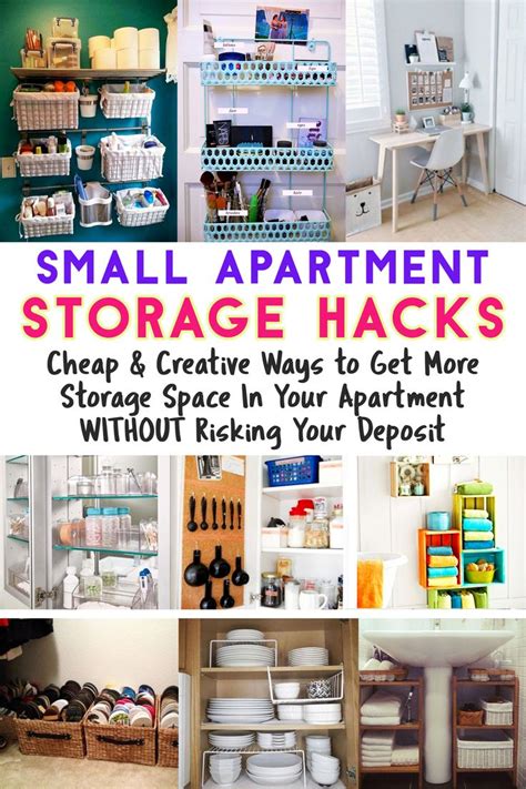 Small Apartment Storage Hacks Cheap Creative Ways To Get More