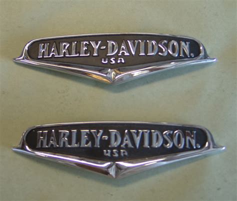 Harley Davidson Tank Emblems Medallions Attitude Custom Painting