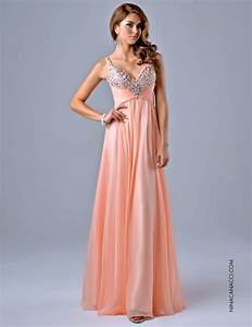 Canacci Prom Dress 1040 Size 14 Peach